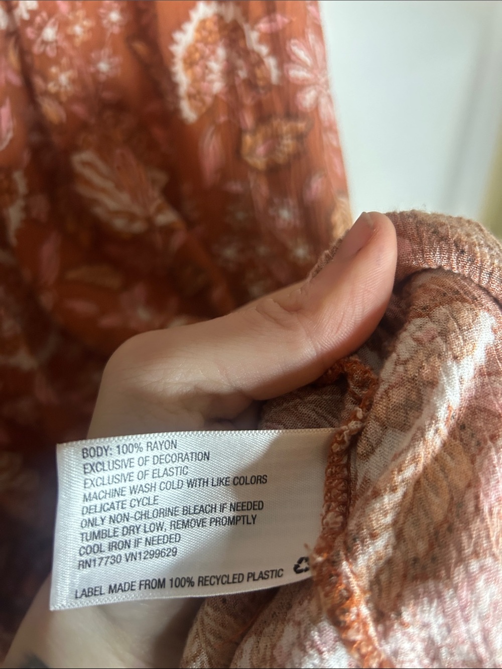 Knox Rose Rust Floral Boho Maxi Dress - Picture 3 of 8